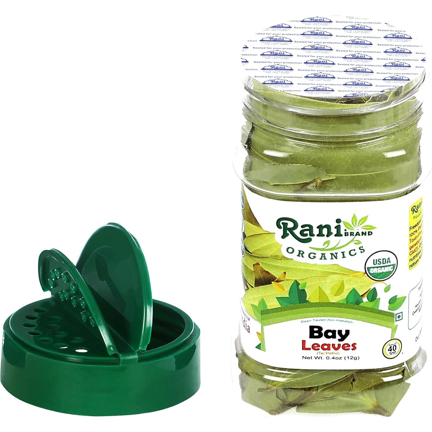 Hojas de Laurel Orgánicas Rani 12g - Especia Gourmet Natural