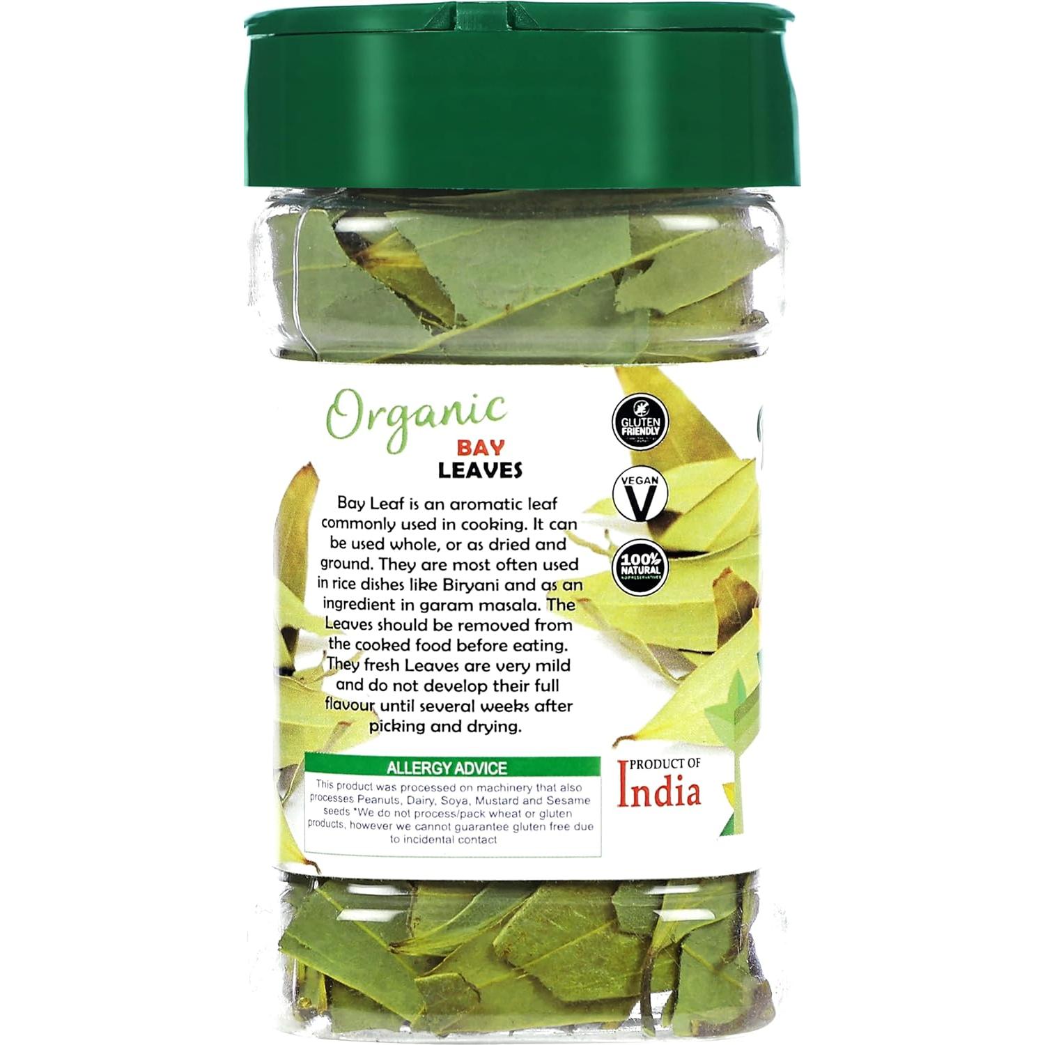 Hojas de Laurel Orgánicas Rani 12g - Especia Gourmet Natural