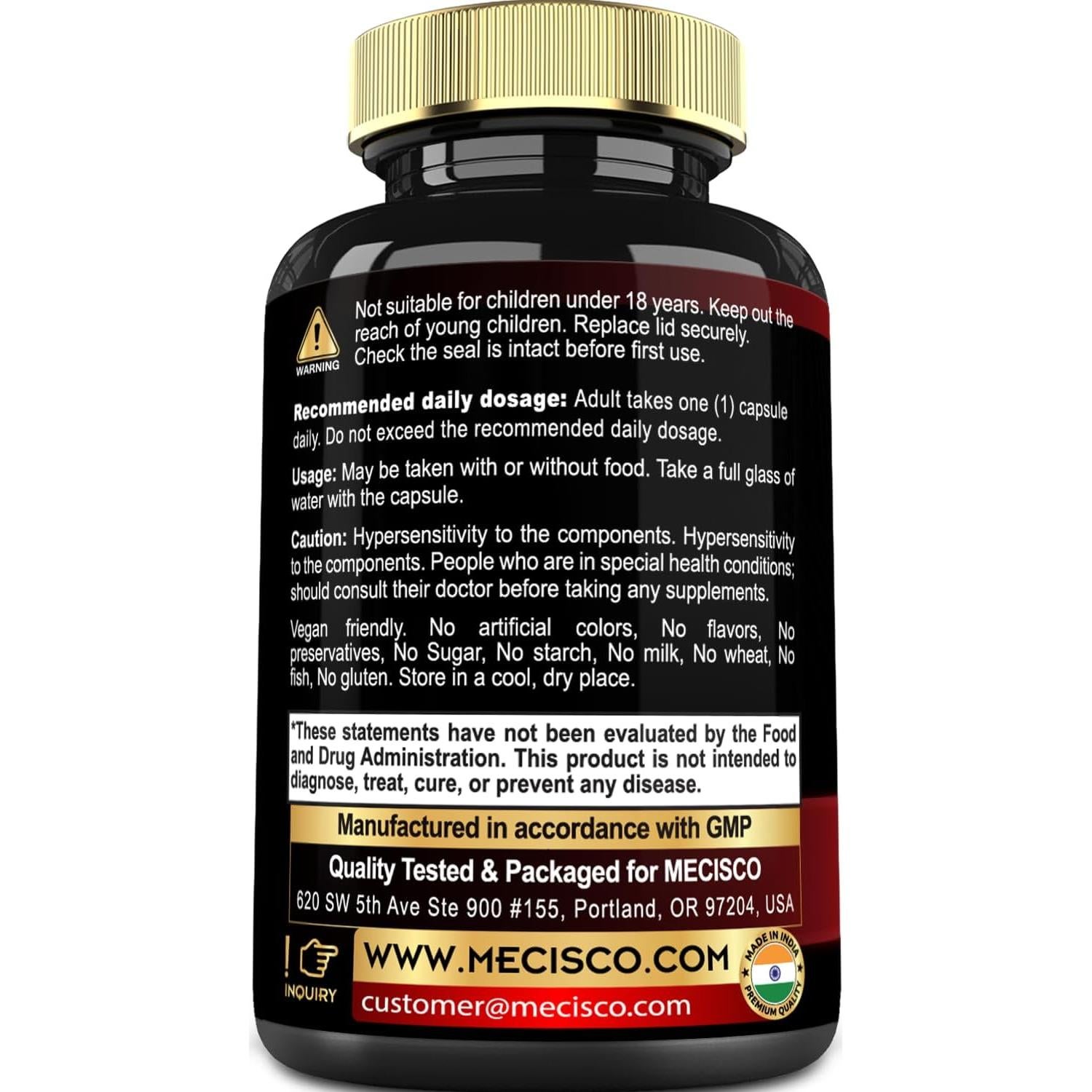 Cápsulas de Musgo Marino Irlandés 6750mg - 90 Unidades Mecisco