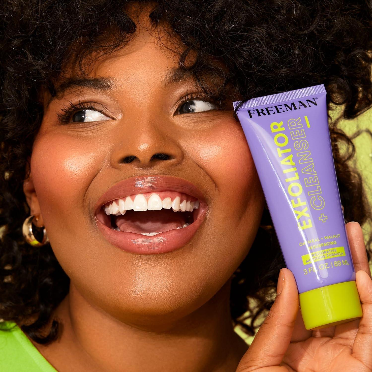 Freeman Exfoliante Facial 2 en 1 con Avena y Nuez 89 mL