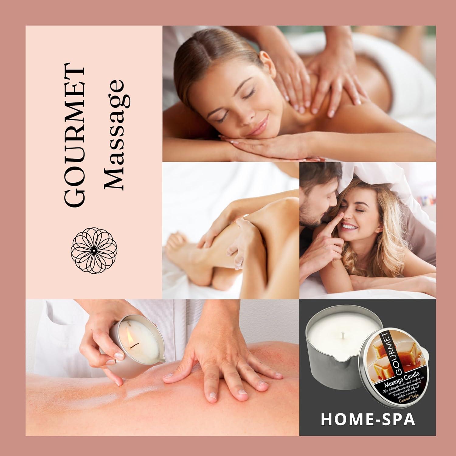 Vela de Masaje Vegana GOURMET - Aroma Caramelo 209.79g