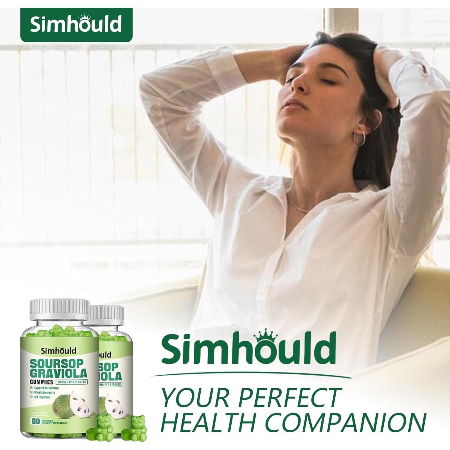 Gominolas de Graviola Simhould 60 Unidades 199g