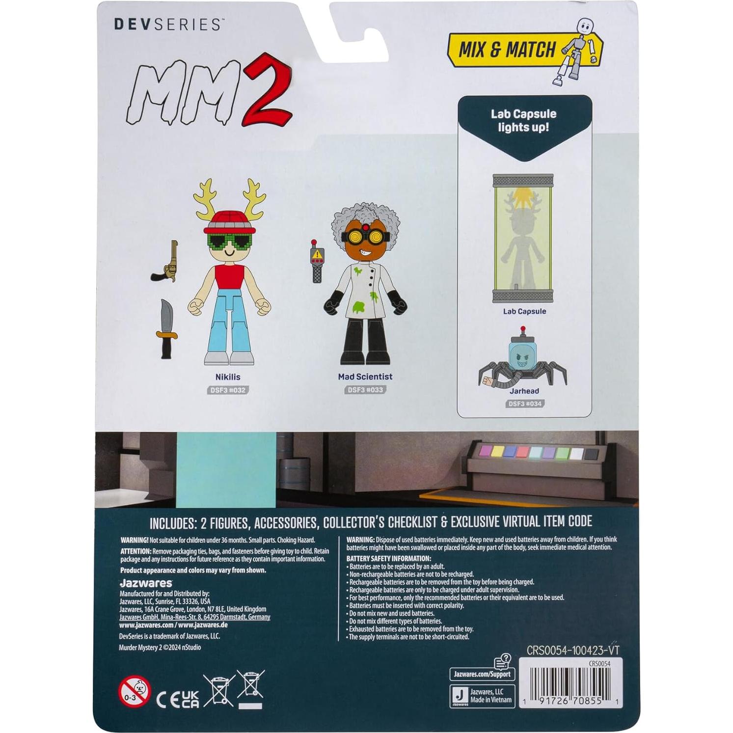 Juego de Instalaciones de Investigación Misterio del Asesinato 2 Jazwares