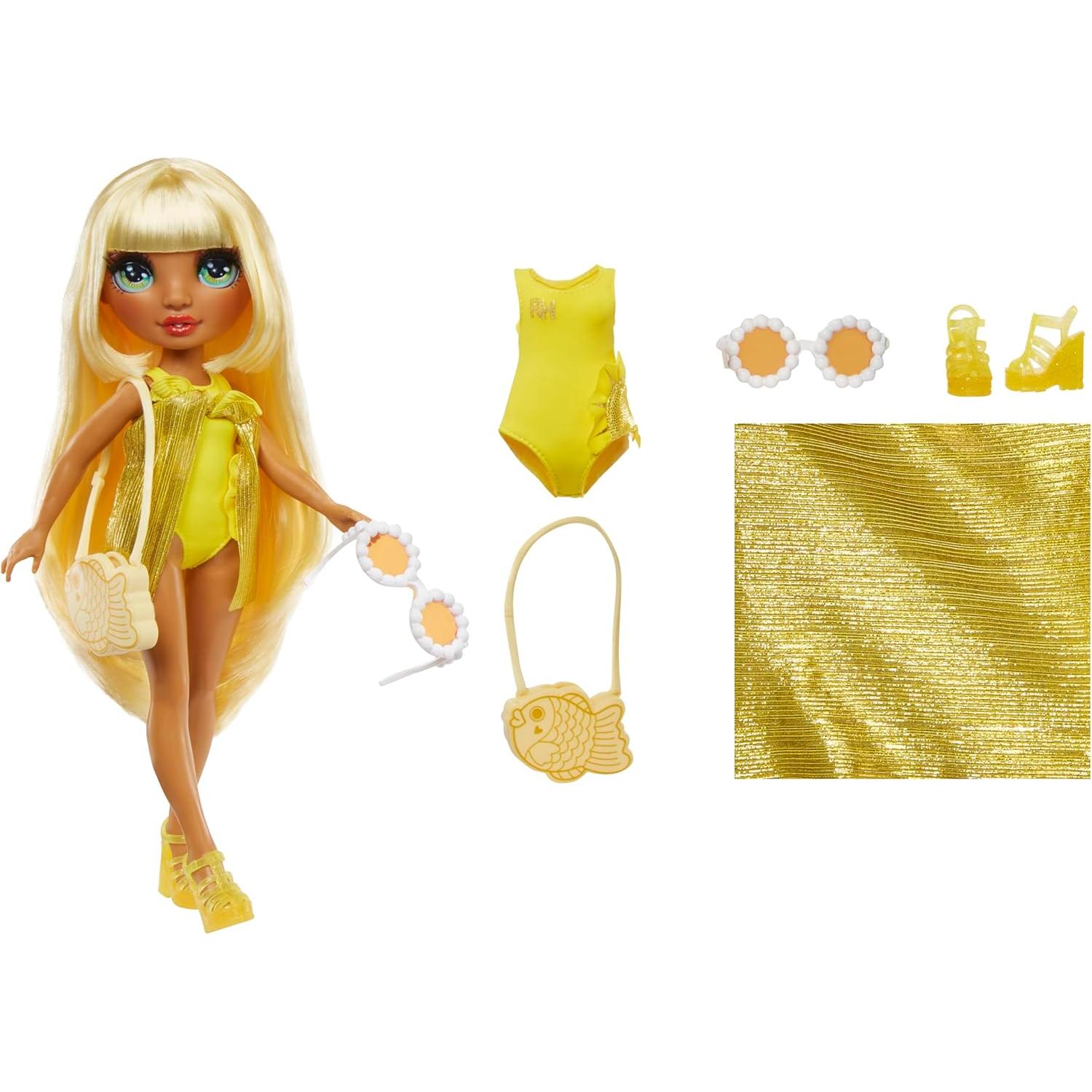 Muñeca de Moda Rainbow High Sunny 28 cm Traje de Baño Amarillo