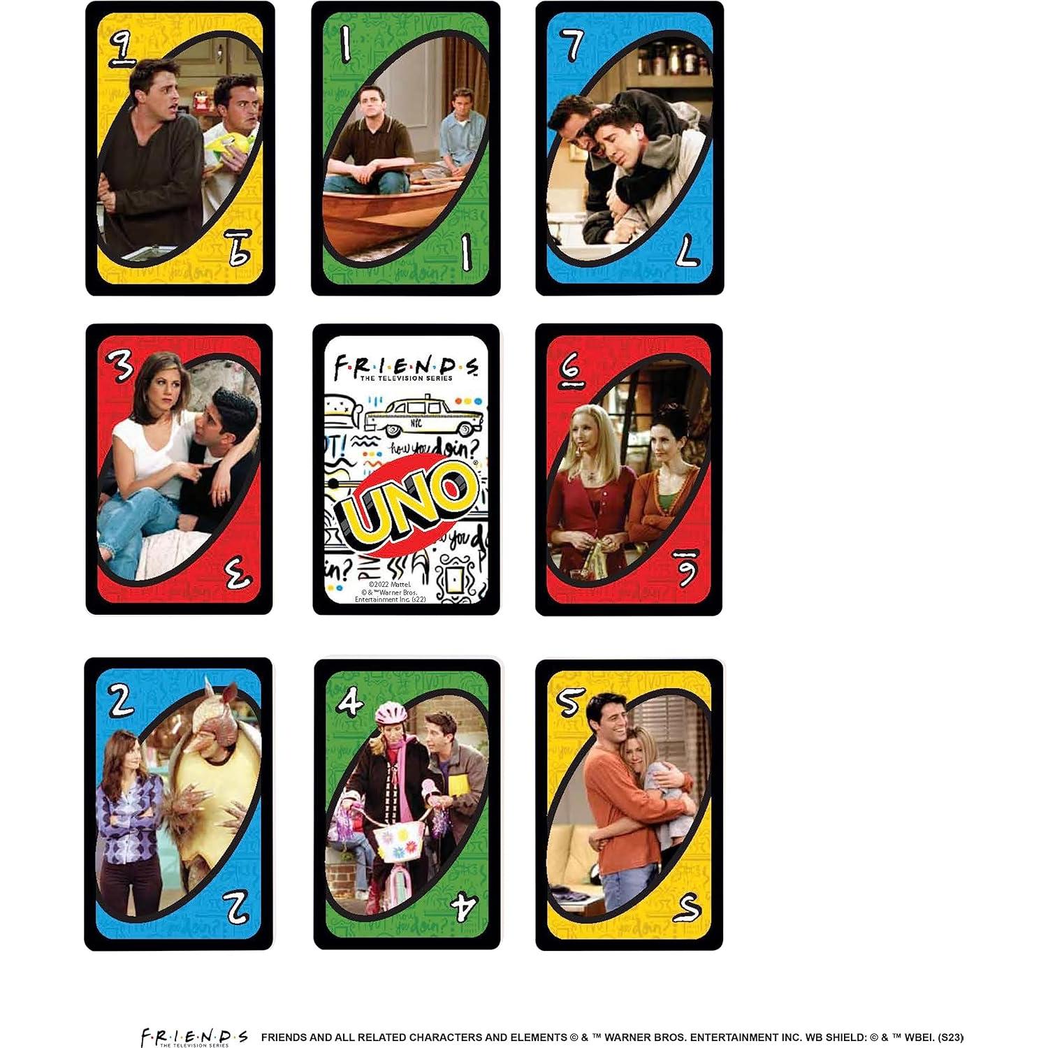 Juego de Cartas UNO Amigos Mattel en Lata Coleccionable