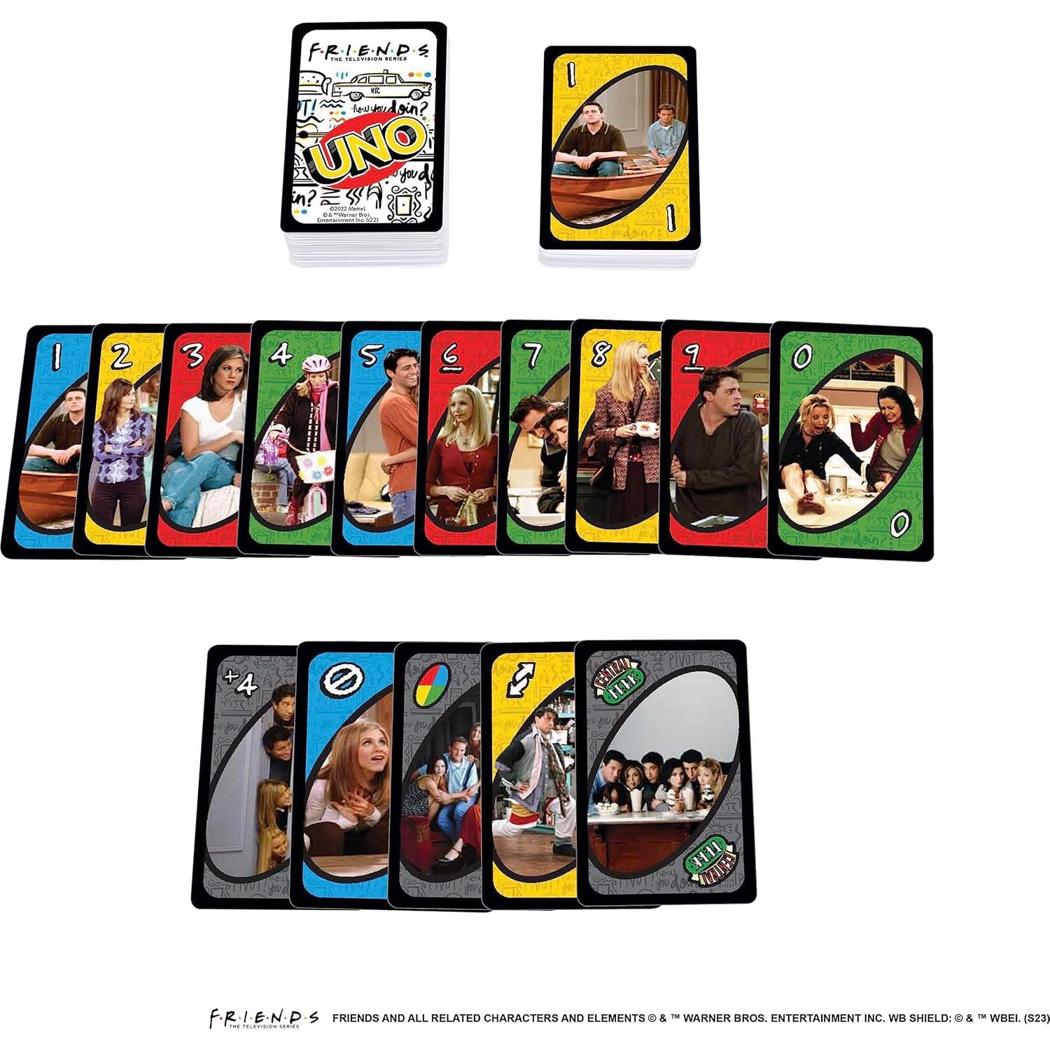 Juego de Cartas UNO Amigos Mattel en Lata Coleccionable