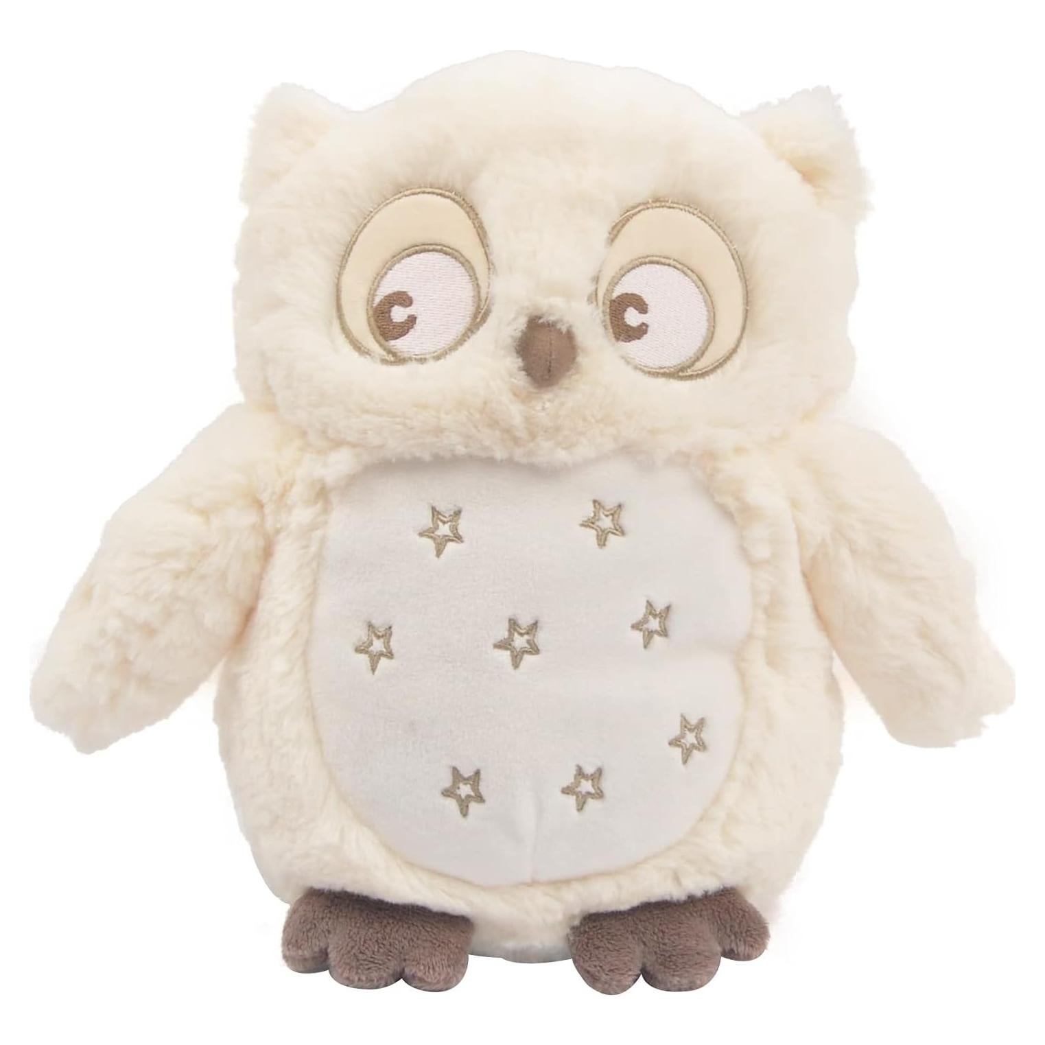 Búho de Peluche Musical Linzy 25.4 cm con Luz Nocturna