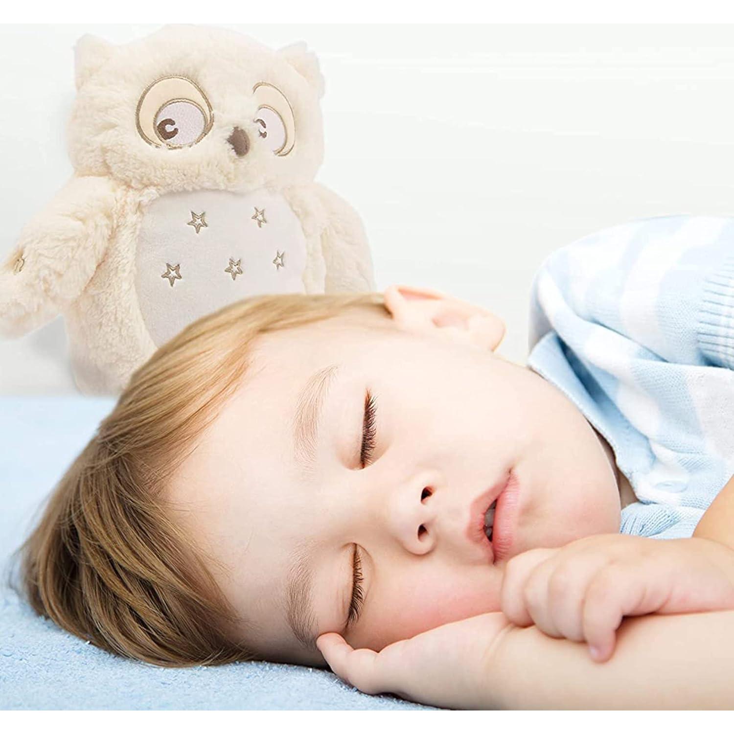 Búho de Peluche Musical Linzy 25.4 cm con Luz Nocturna