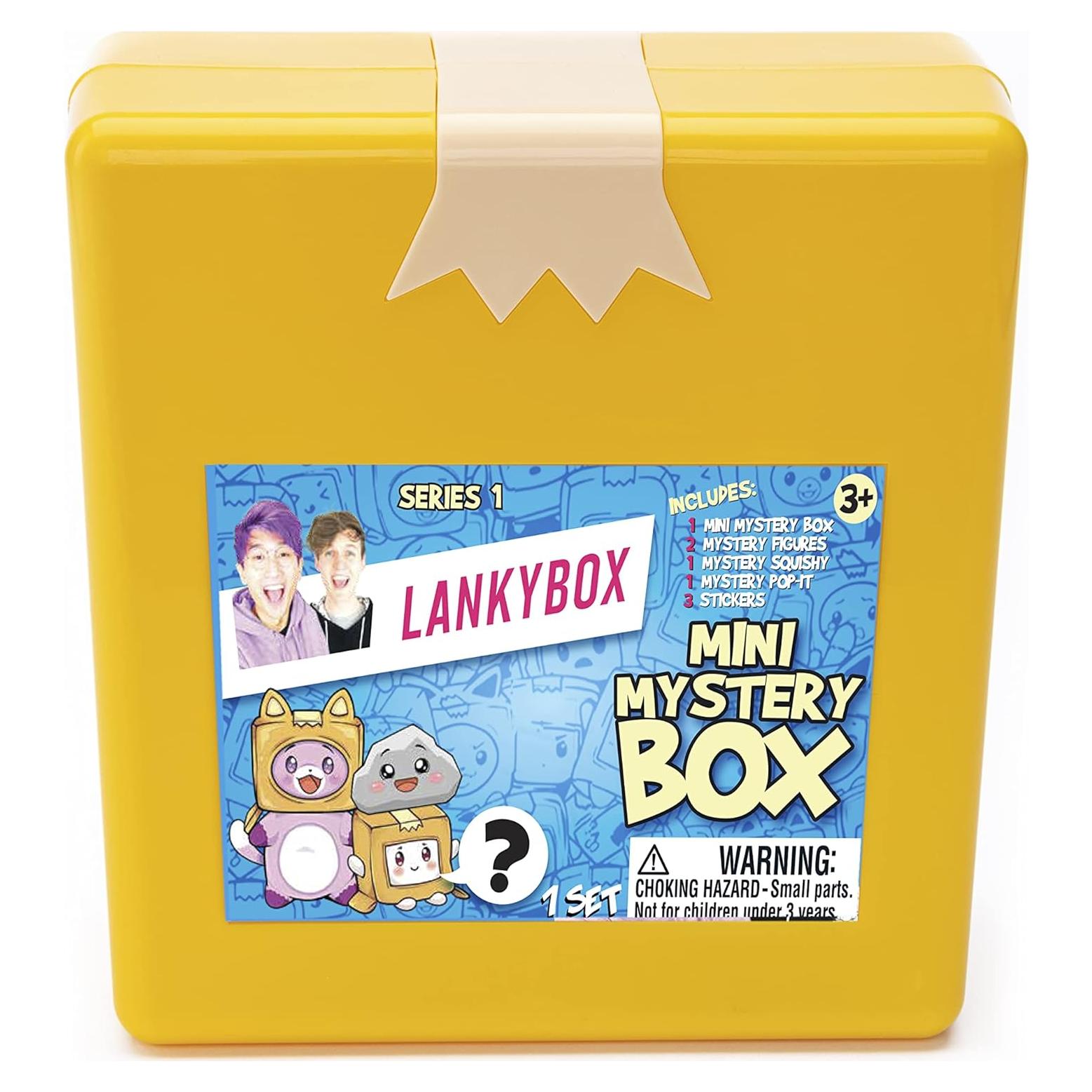 Caja Misteriosa Mini LankyBox - 2 Figuras, 1 Squishy, Pop-it y Stickers