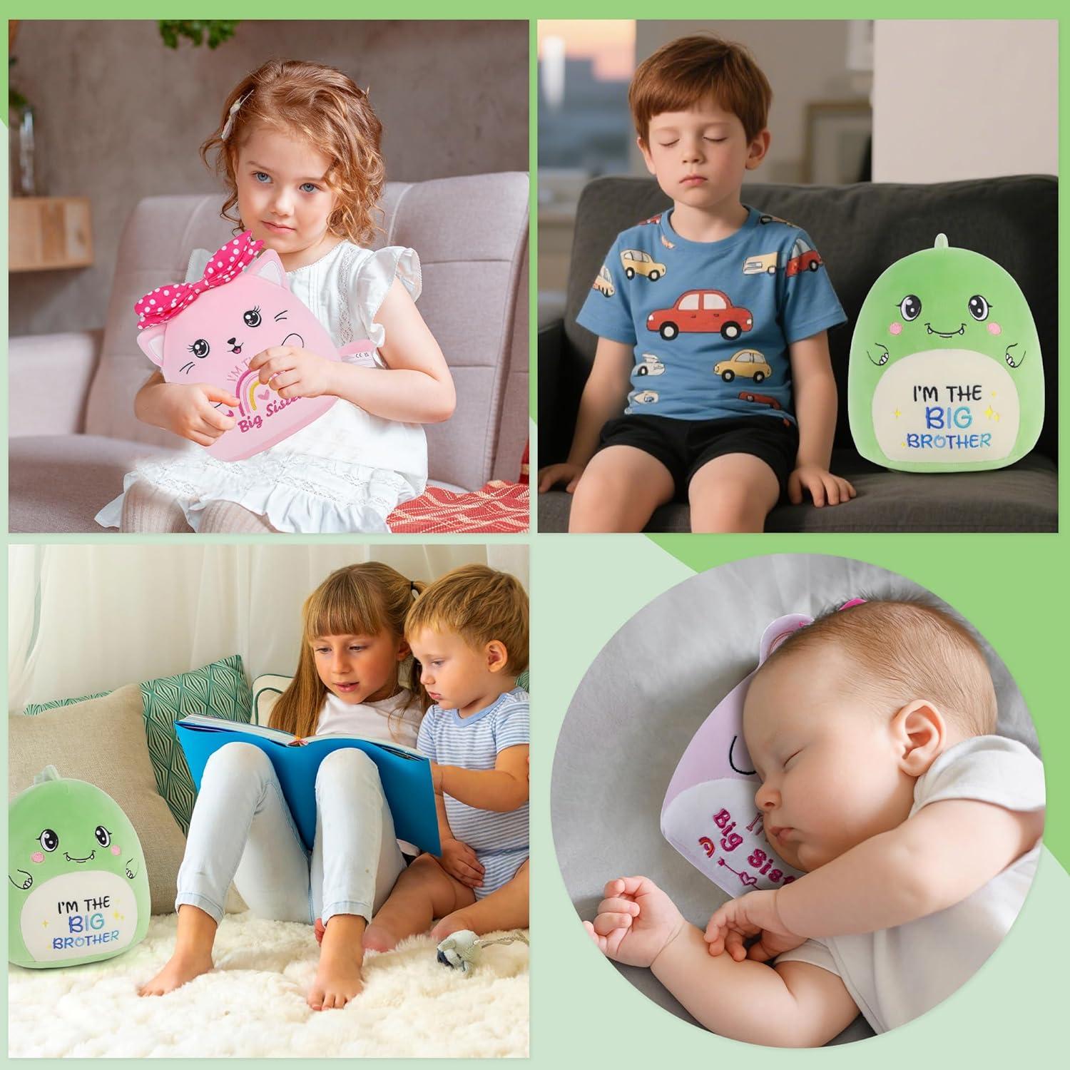 Dinosaurio de Peluche Gran Hermano SEAOPOP 20 cm Verde