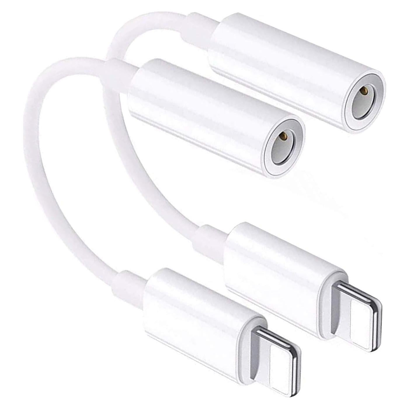 Adaptador Belcompany Lightning a 3.5mm para iPhone - 2 Piezas