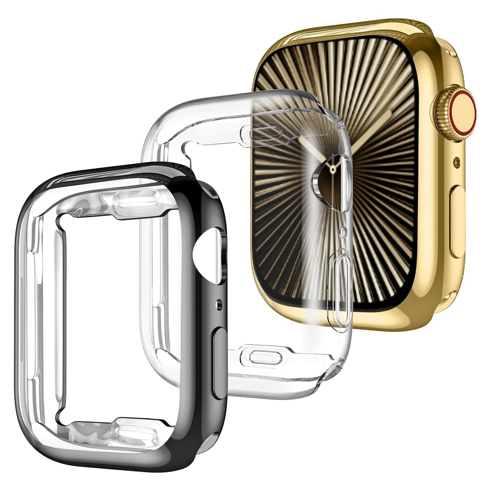 Funda Protectora TPU GEAK para Apple Watch Series 10 42mm - 3 Piezas