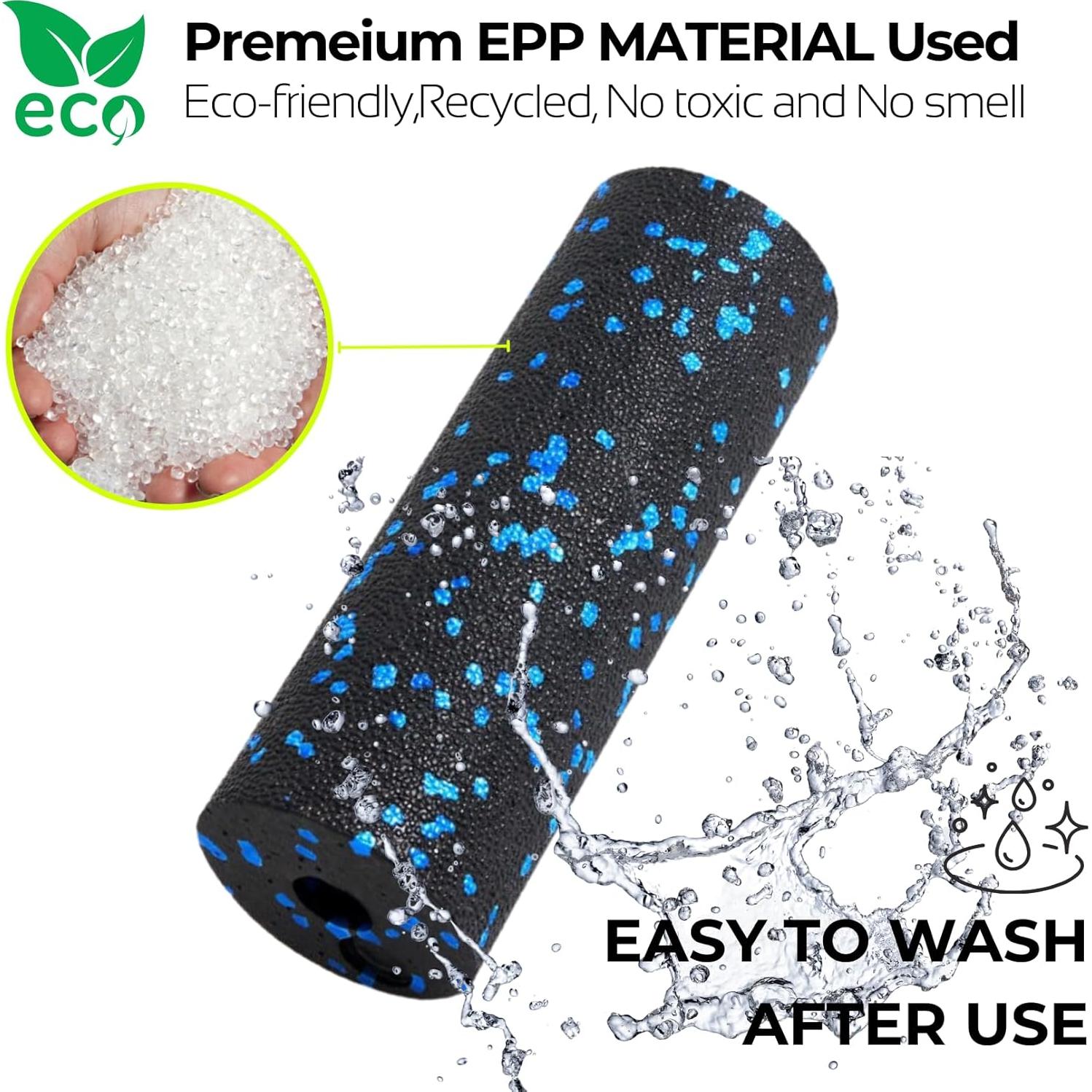 Mini Rodillo de Masaje Genkigold 15x5cm Impermeable Portátil