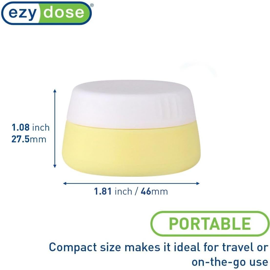 Tarros de Silicona EZY DOSE - Paquete de 3, 103.5ml, Multiusos