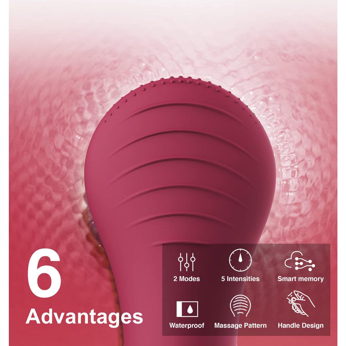 Cepillo Facial Limpiador NagraCoola N11 Recargable Berry