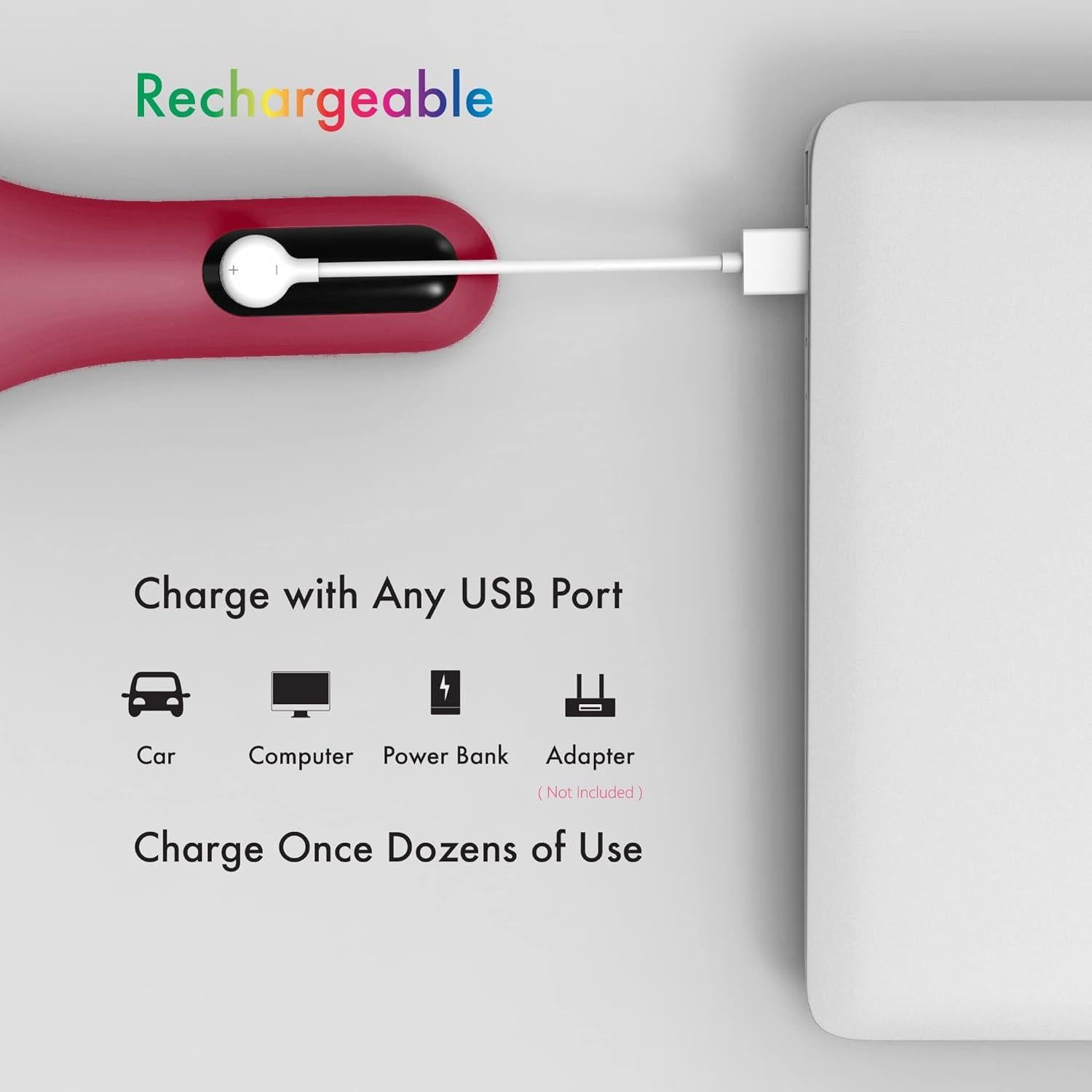 Cepillo Facial Limpiador NagraCoola N11 Recargable Berry