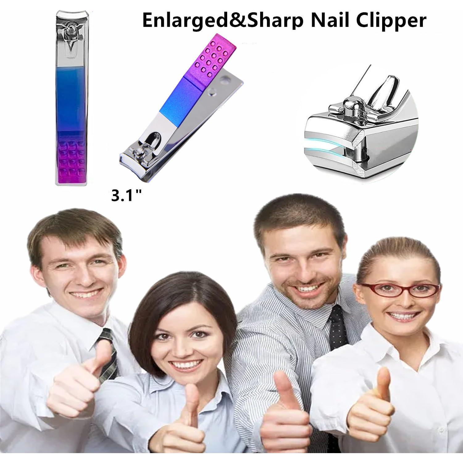 Juego de Manicura 7 Piezas Feiworui con Estuche Portátil