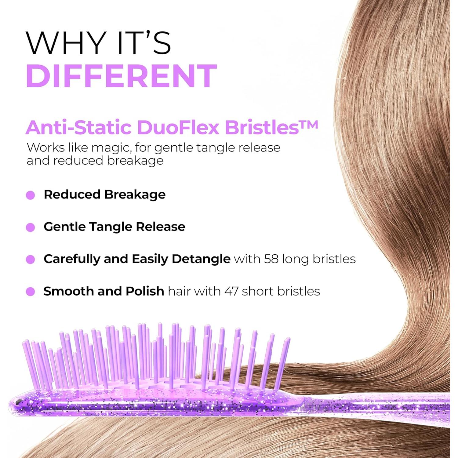 Cepillo Desenredante FHI Heat Mini Lavanda Antiestático