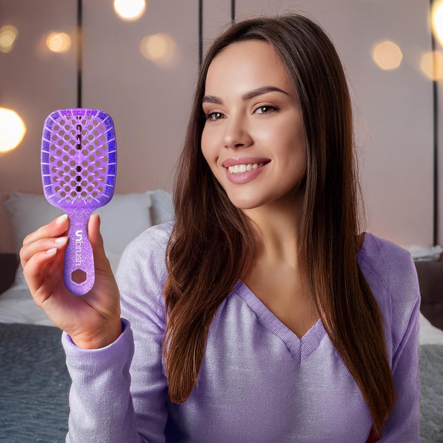 Cepillo Desenredante FHI Heat Mini Lavanda Antiestático