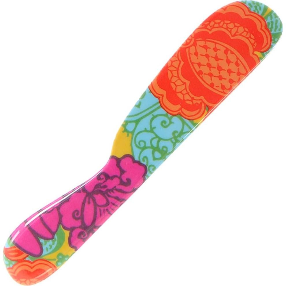 Juego de 4 Espátulas de Melamina French Bull 15 cm Floral