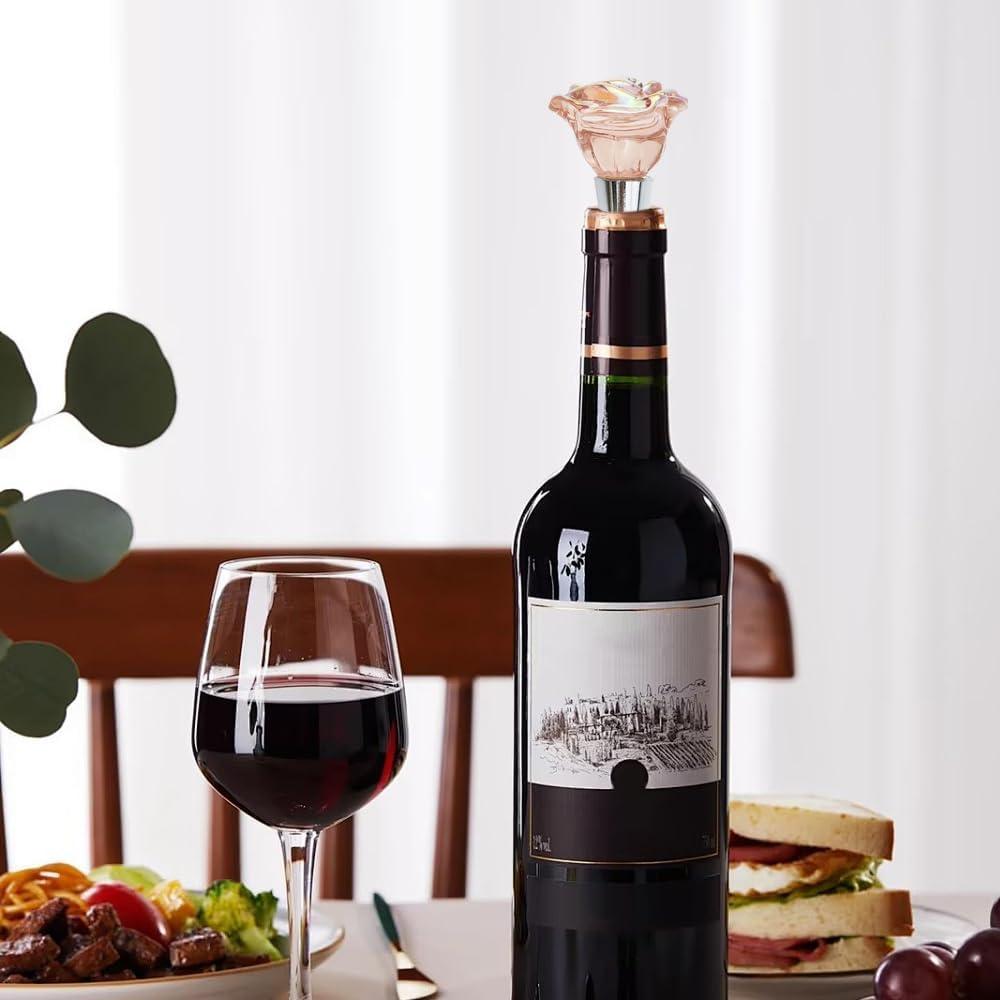 2 Tapones de Vino Rosado Arvintas - Corchos Reutilizables