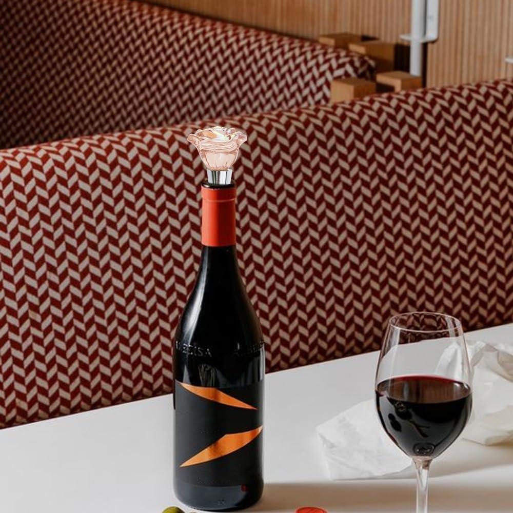 2 Tapones de Vino Rosado Arvintas - Corchos Reutilizables