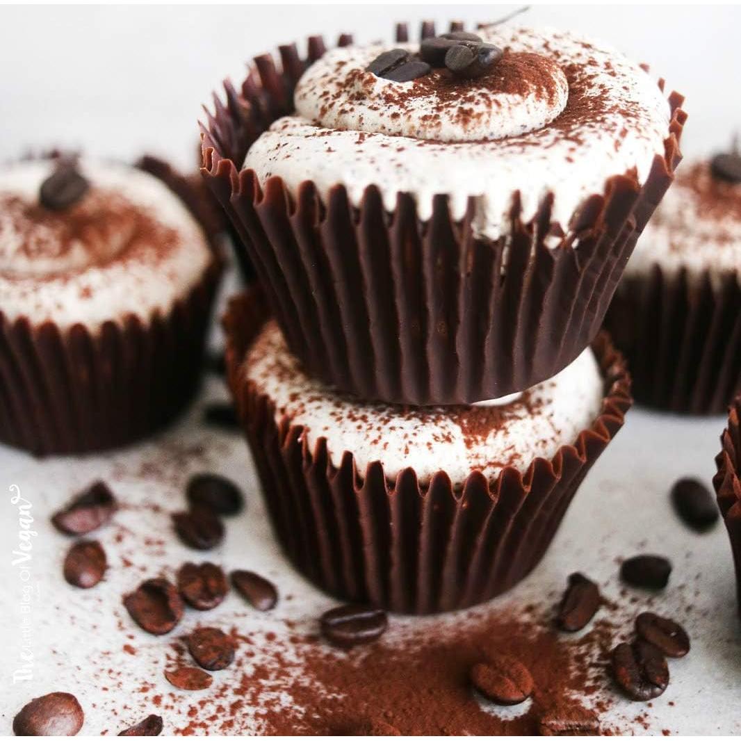 Forros para Cupcakes Estándar GiFBERA 400 Pcs Marrón