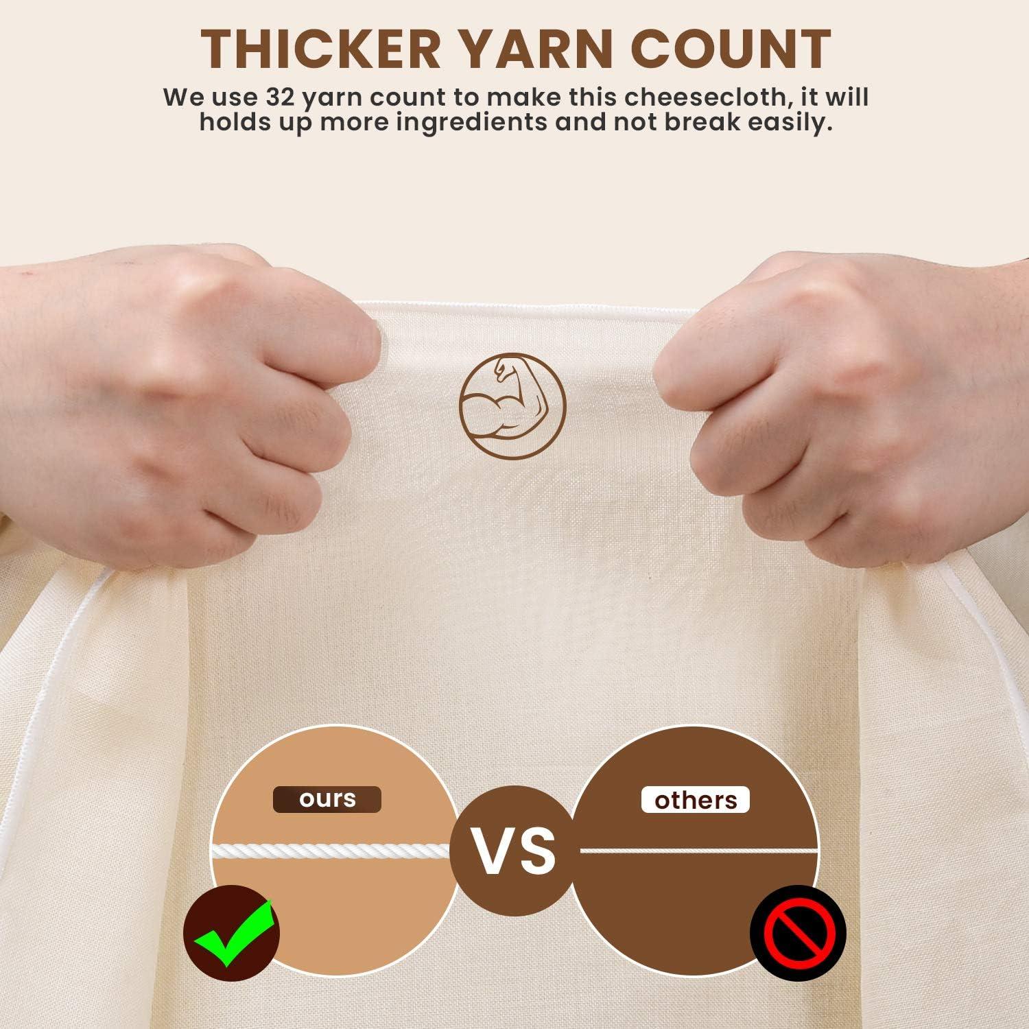 Tela de Queso S.CENG Grado 100 38.1x38.1 cm Paquete de 4