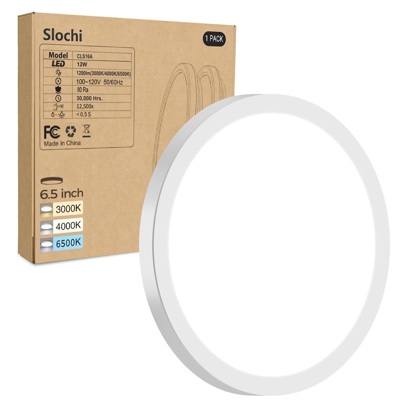 Lámpara de Techo LED Slochi 12W 1200Lm 3 Modos de Color 16.5cm