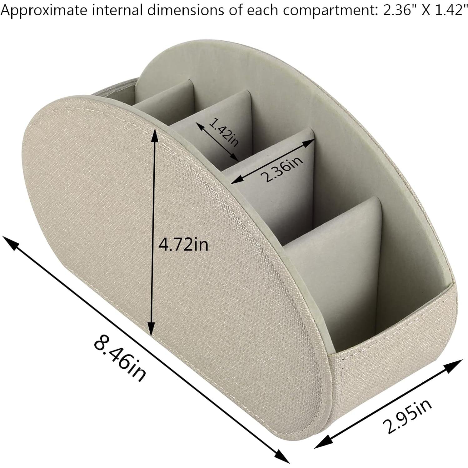 Soporte para Control Remoto RHCSZ Crema 5 Compartimentos