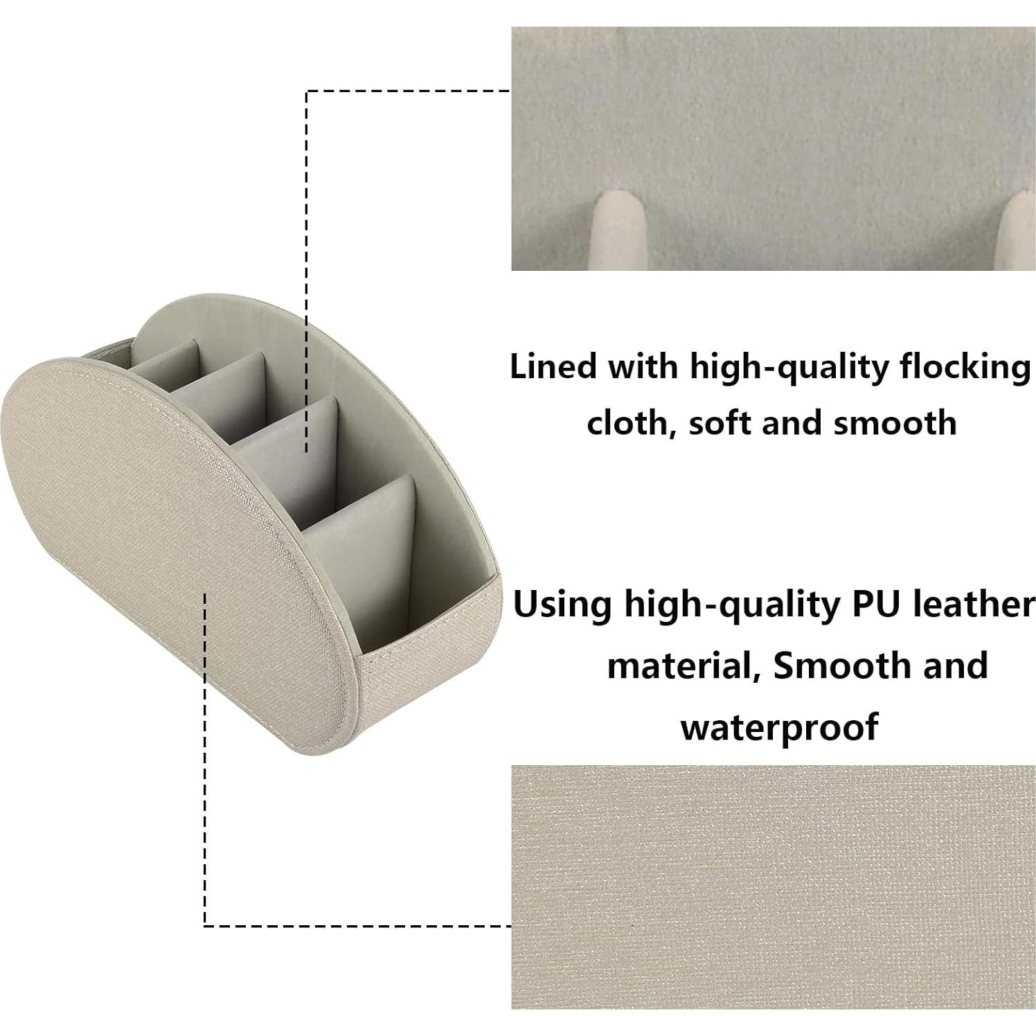 Soporte para Control Remoto RHCSZ Crema 5 Compartimentos