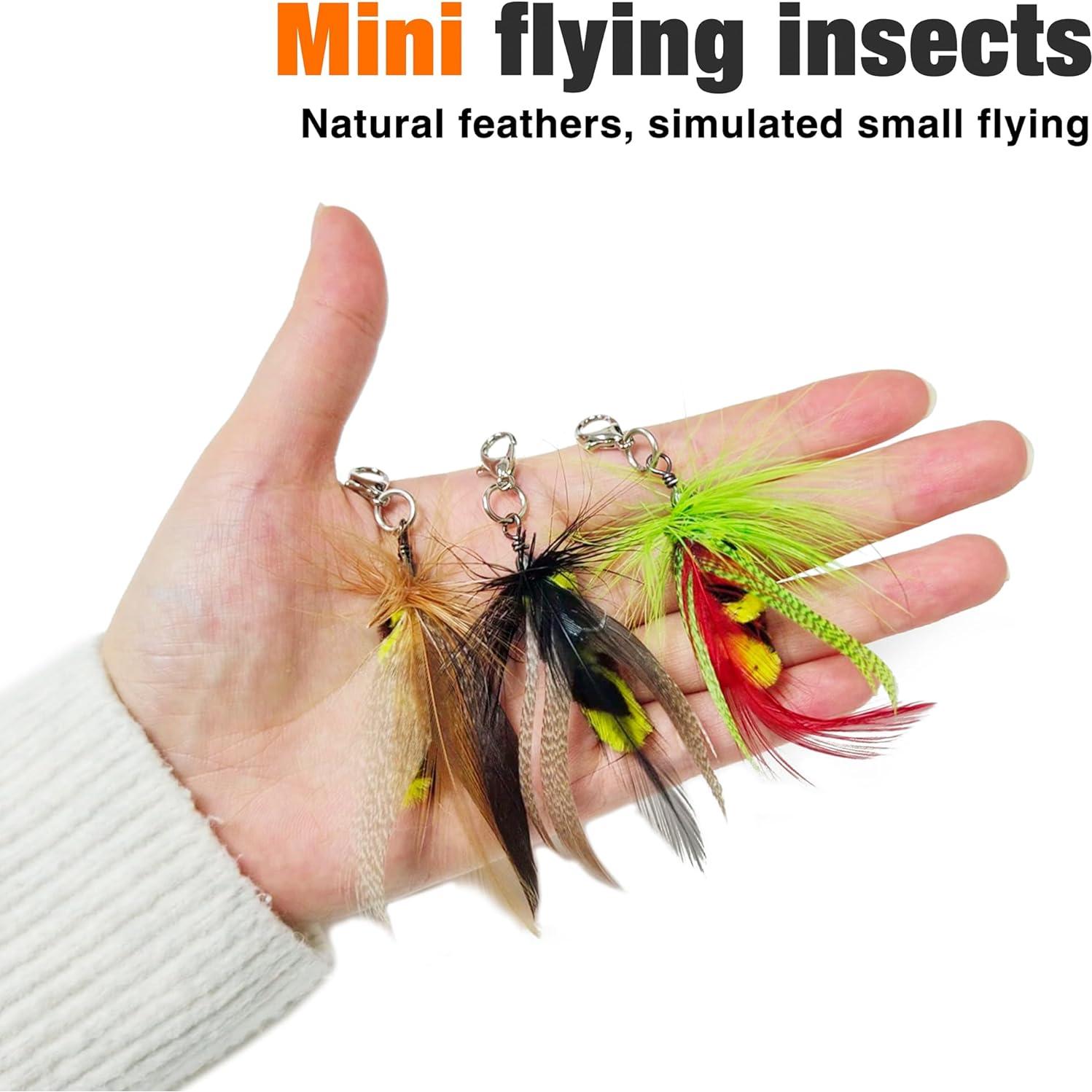 Repuestos de Insectos para Juguetes de Gato JXFUKAL 3Pcs