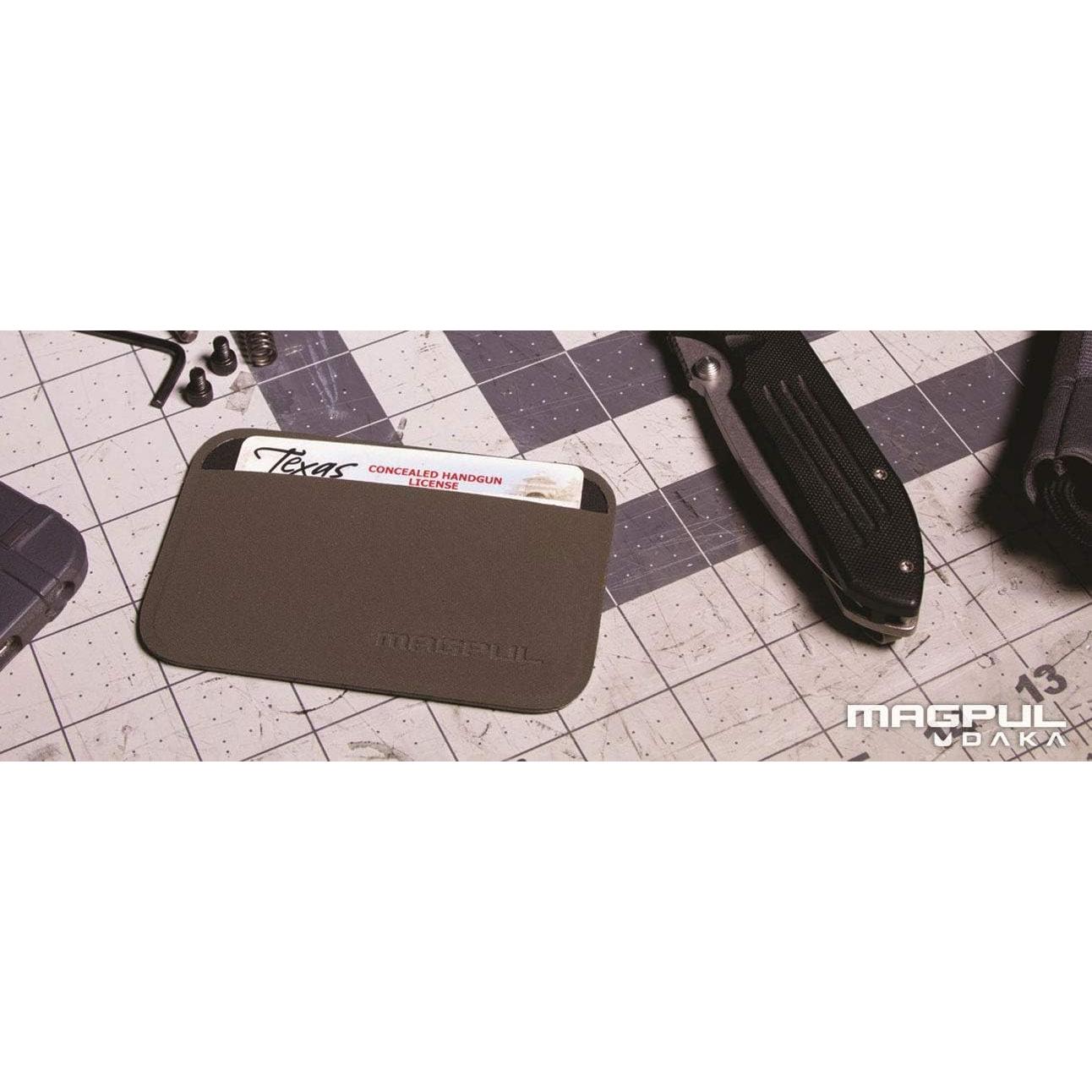 Cartera Magpul Daka Esencial Táctico Delgado Negro EDC