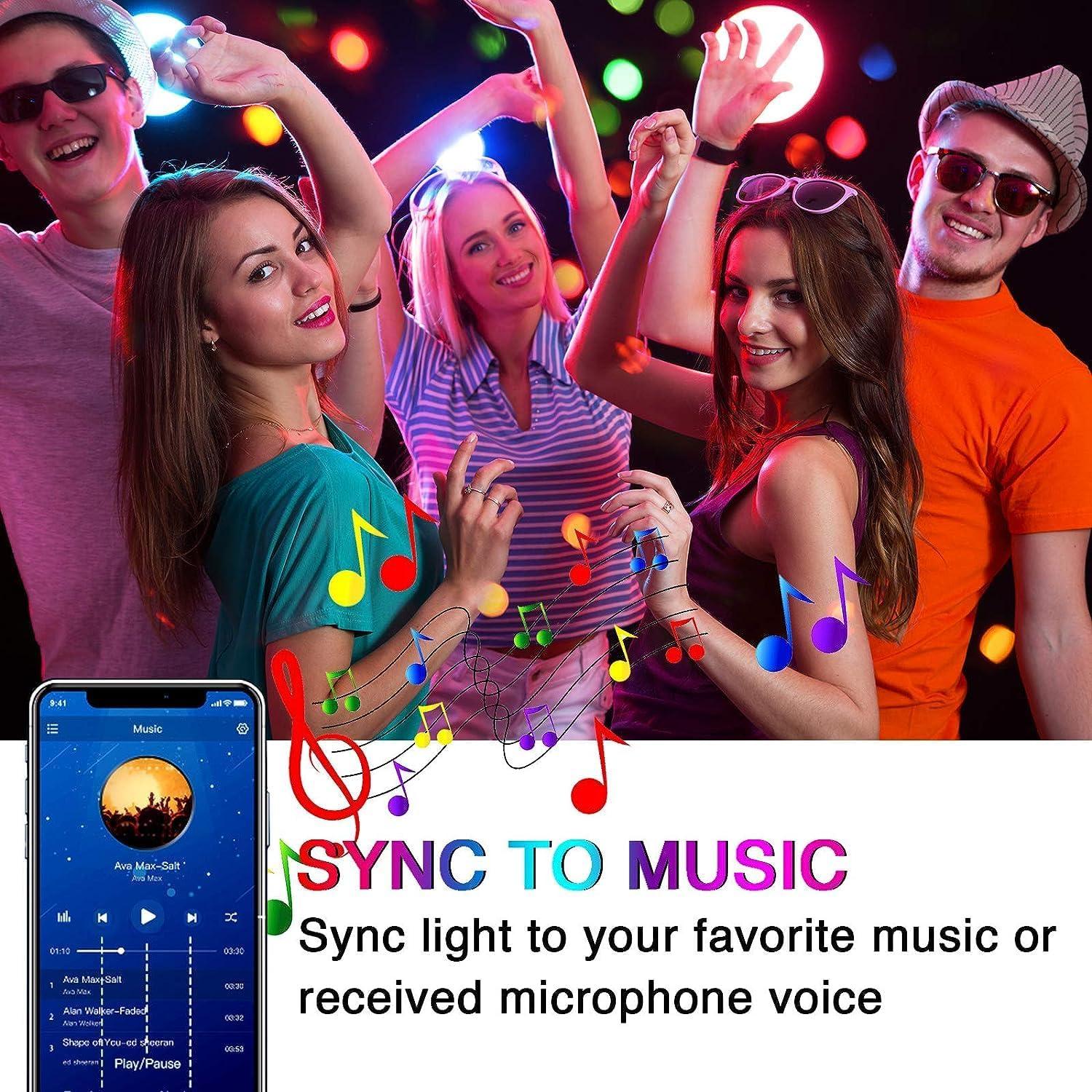 Luces LED RGB Dalattin 10m con Control Remoto y App