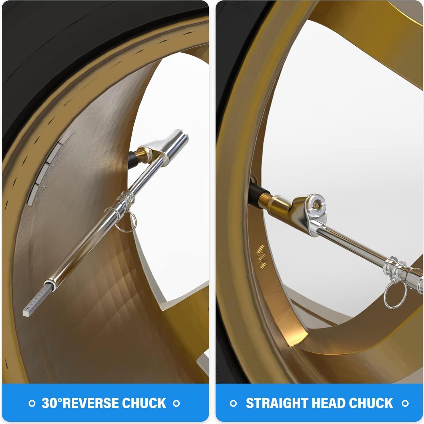 Medidor de Presión de Neumáticos MEANLIN Doble Cabeza 10-150 PSI