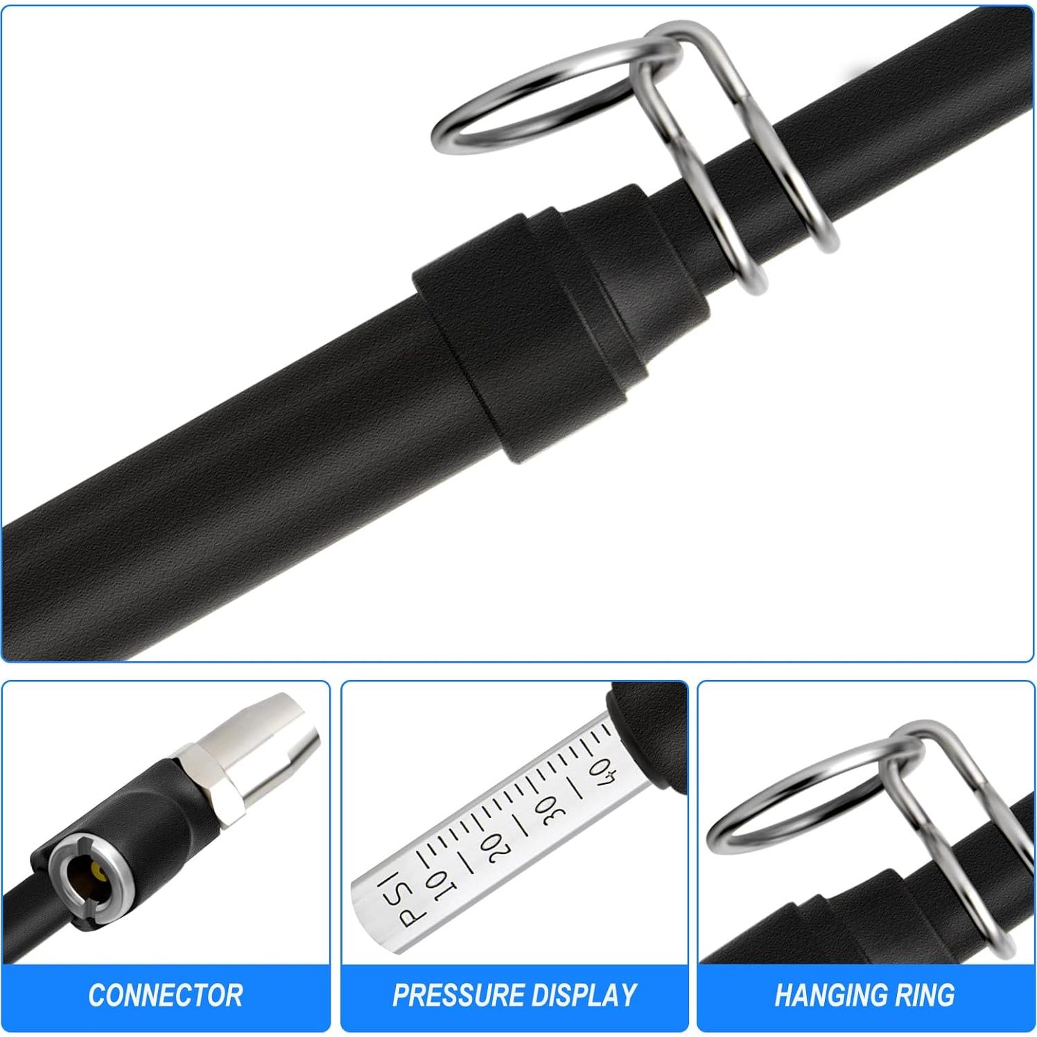 Medidor de Presión de Neumáticos MEANLIN 10-150 Psi Doble Cabeza