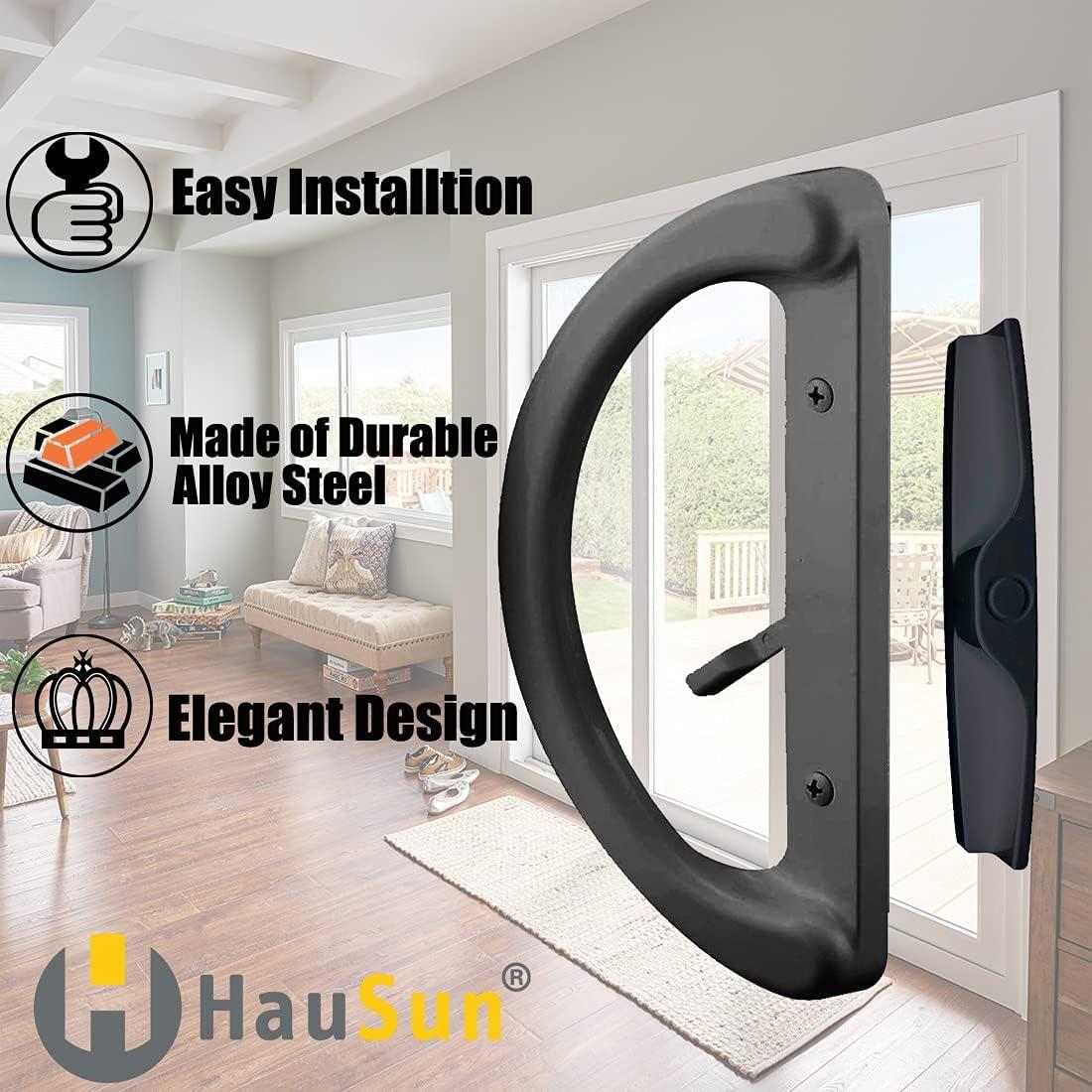 Juego de Manijas para Puerta Deslizante HauSun Negro