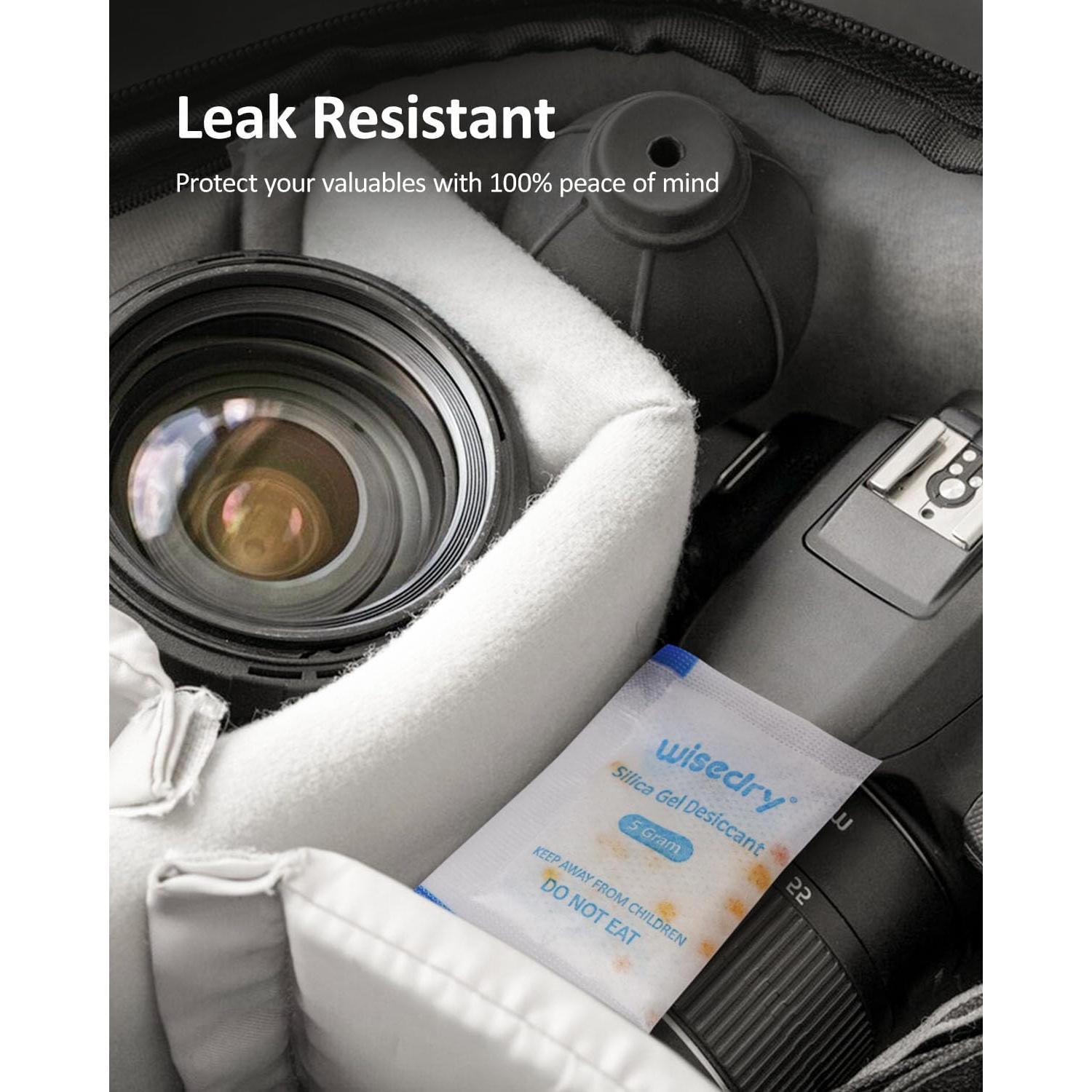 Paquetes de Gel de Sílice Alimenticio 5g x 60 Reutilizables