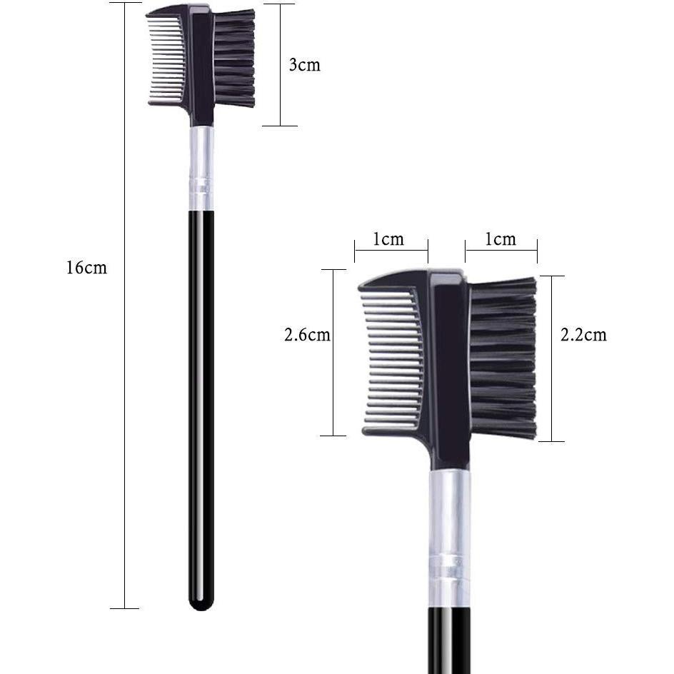 Juego de Peine y Cepillo para Pestañas y Cejas LOOKSEVEN