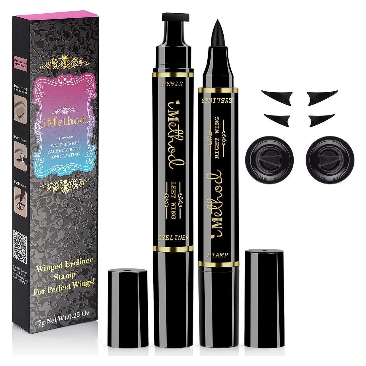 Sello de Eyeliner Alado iMethod 2 Plumas Larga Duración