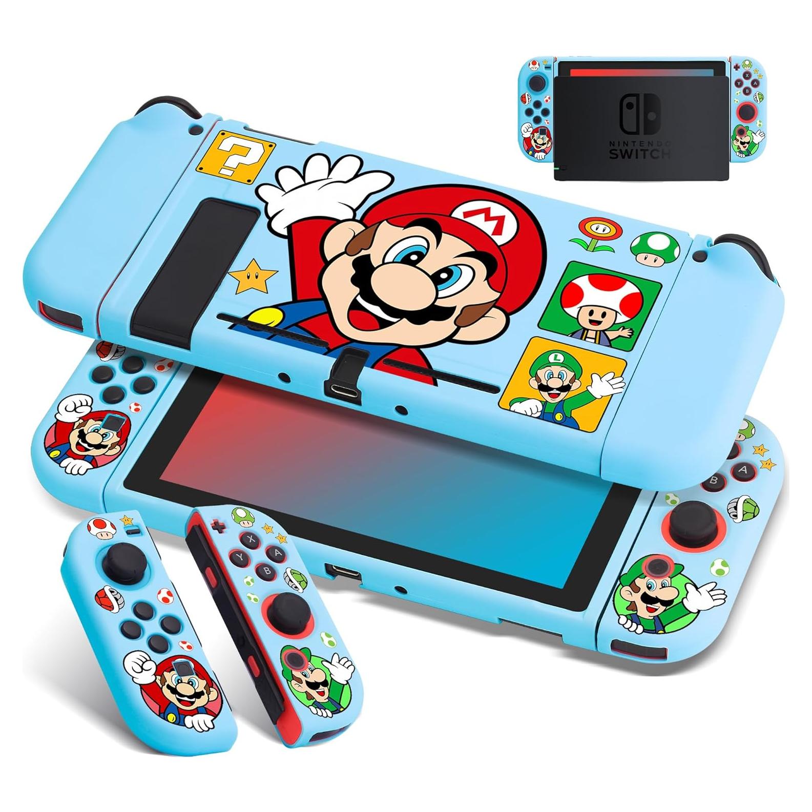 Funda Protectora Kawaii para Nintendo Switch - Xcitifun - Mano Azul