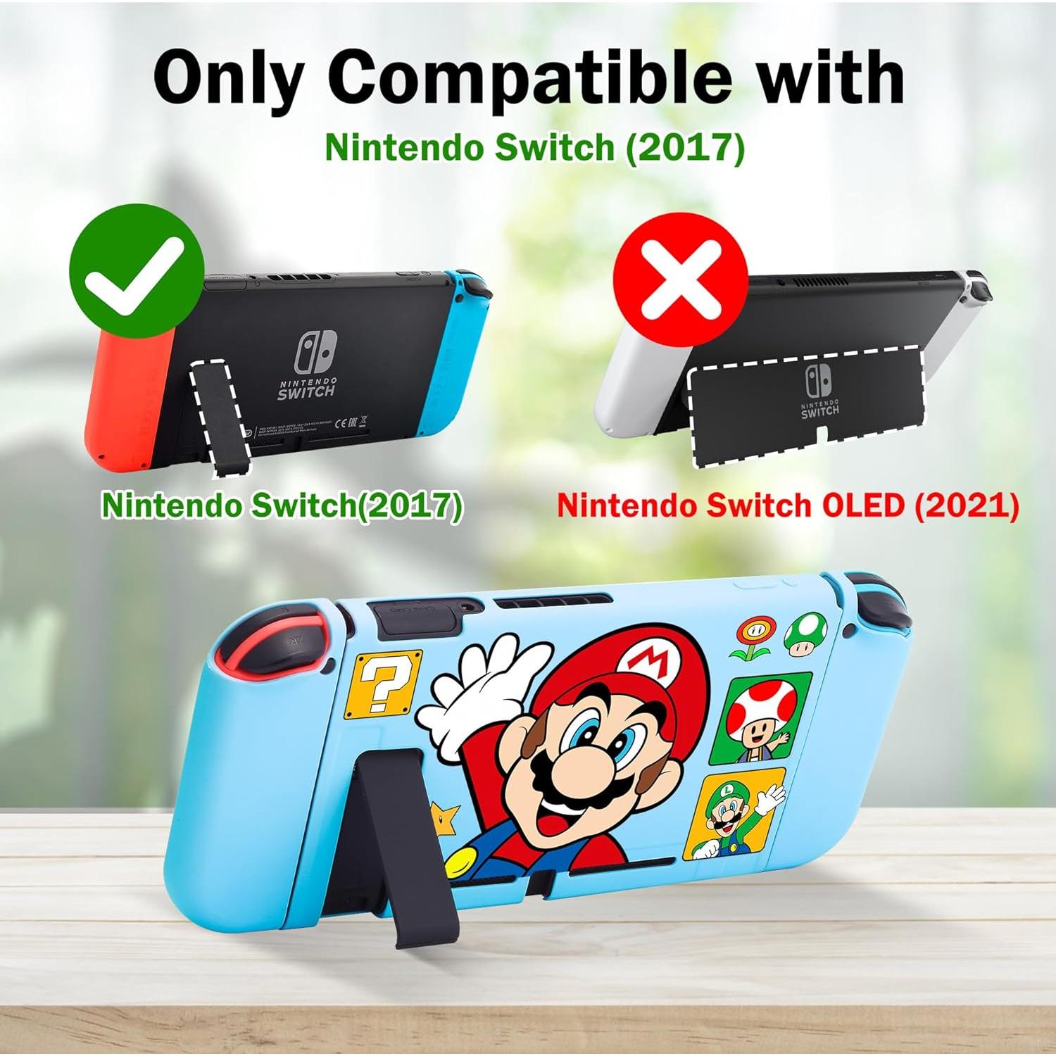 Funda Protectora Kawaii para Nintendo Switch - Xcitifun - Mano Azul