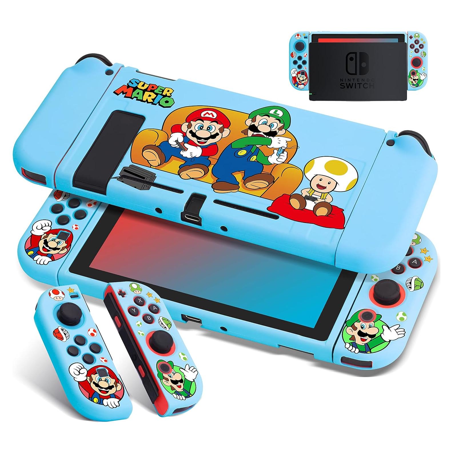 Funda Protectora Kawaii para Nintendo Switch - Sofá Azul