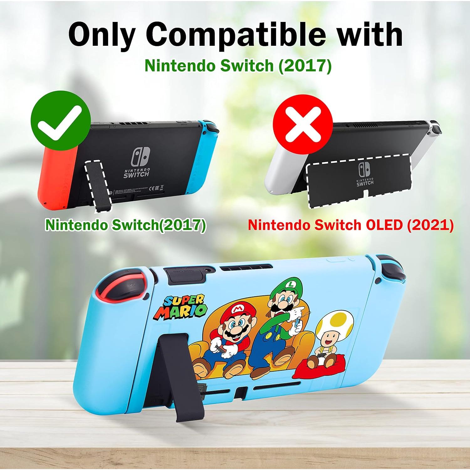 Funda Protectora Kawaii para Nintendo Switch - Sofá Azul