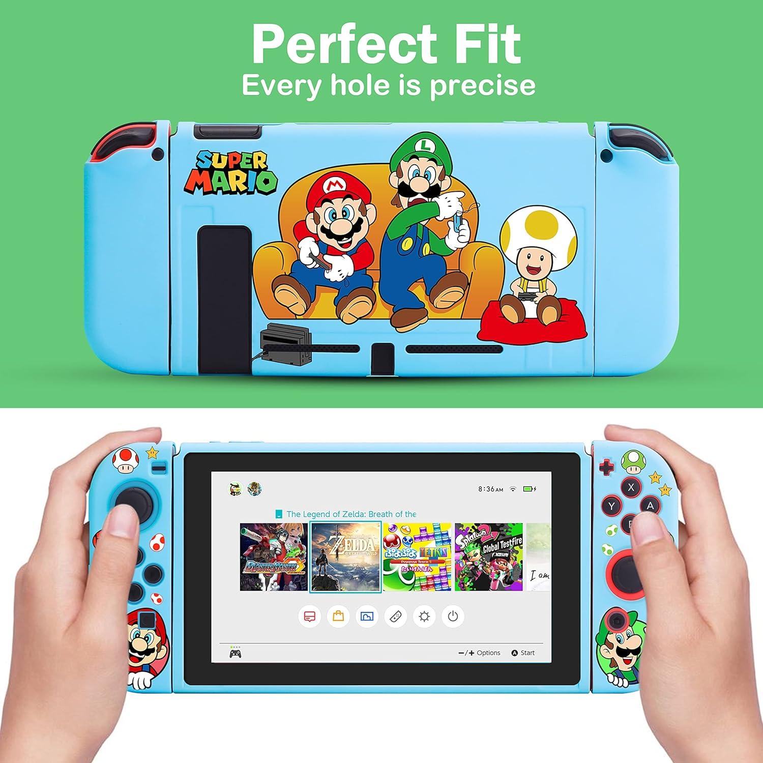 Funda Protectora Kawaii para Nintendo Switch - Sofá Azul