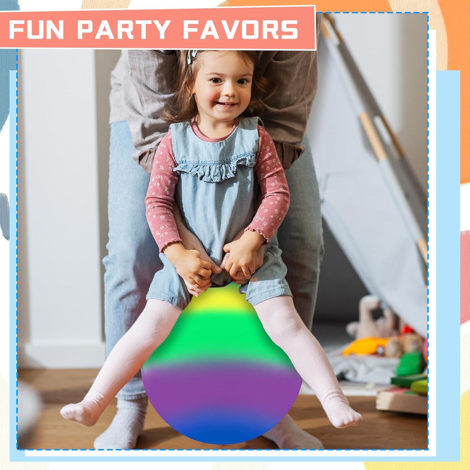 Pelotas Rebotadoras Poen 2 Pcs con Mango y Bomba 45 cm