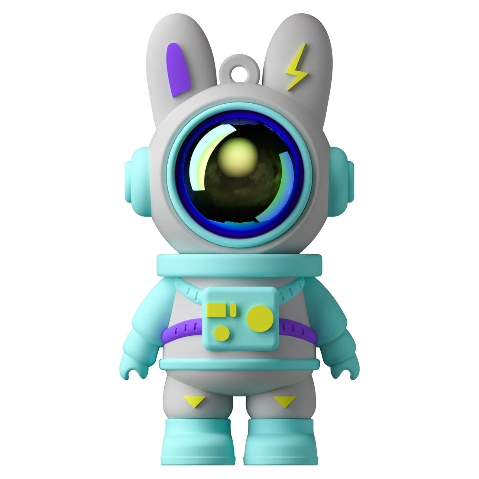 Unidad Flash USB Conejo Espacial Bilious 64GB Cian