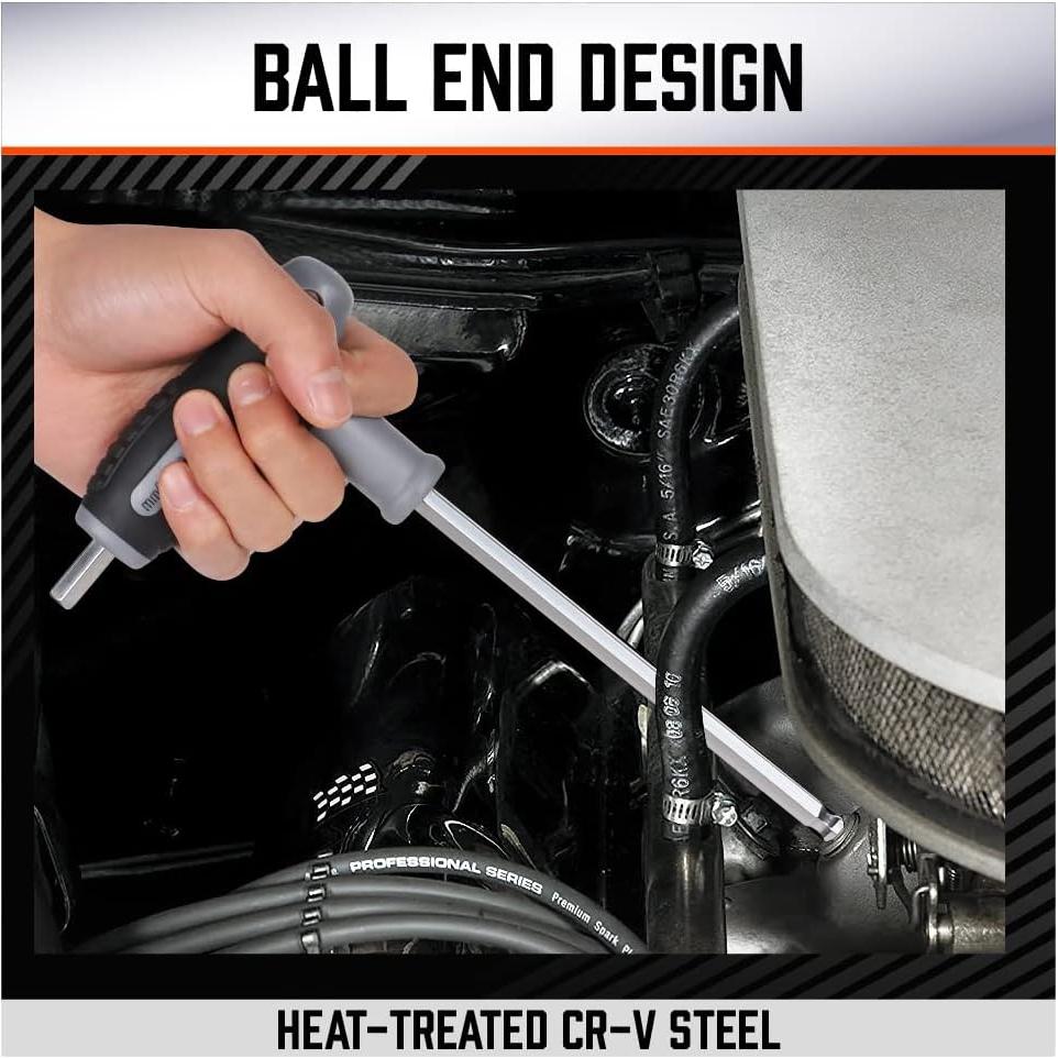 Juego de llaves hexagonales T HORUSDY 18 piezas métrico y SAE