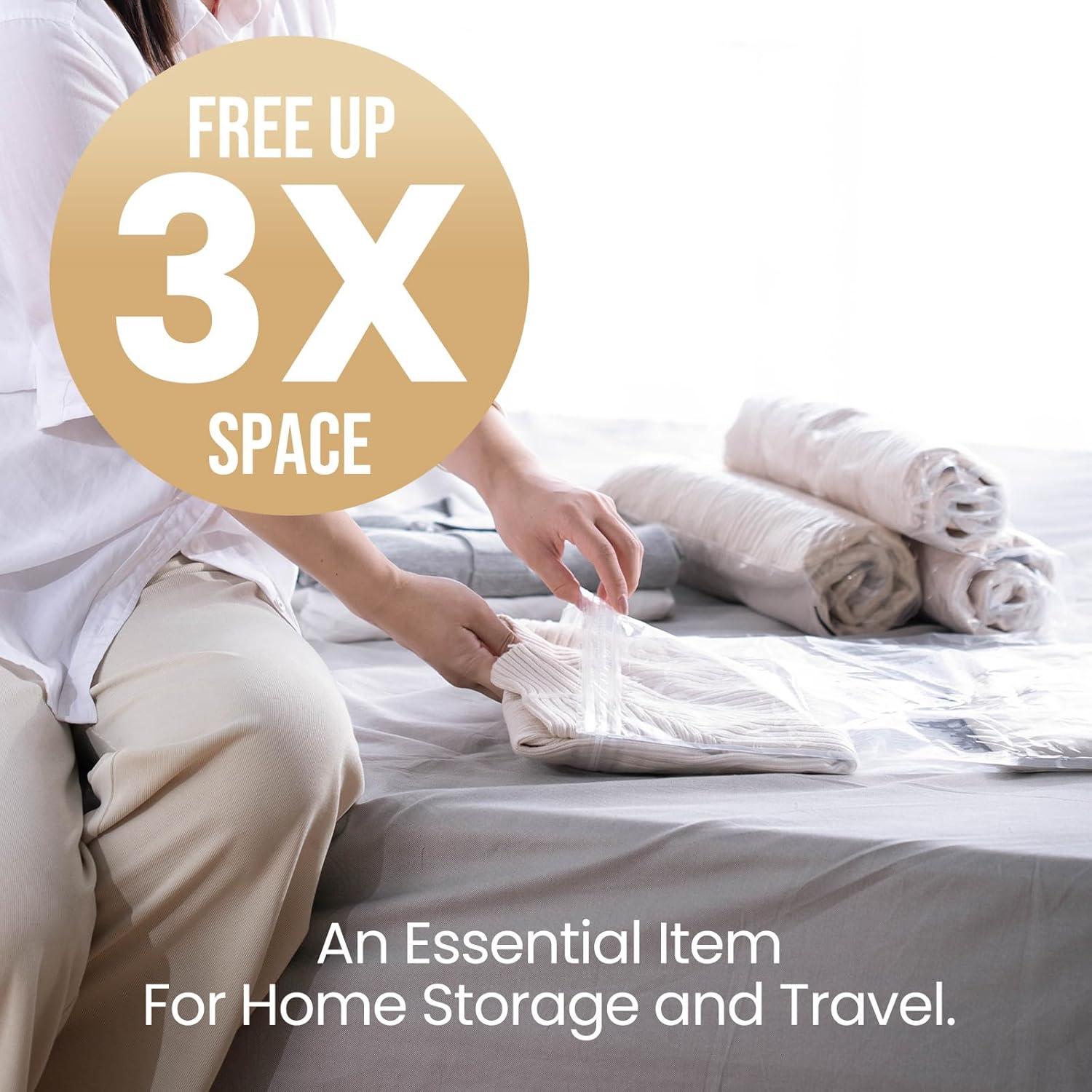 Bolsas de Compresión TAILI 10 Piezas 60x40 cm para Viaje