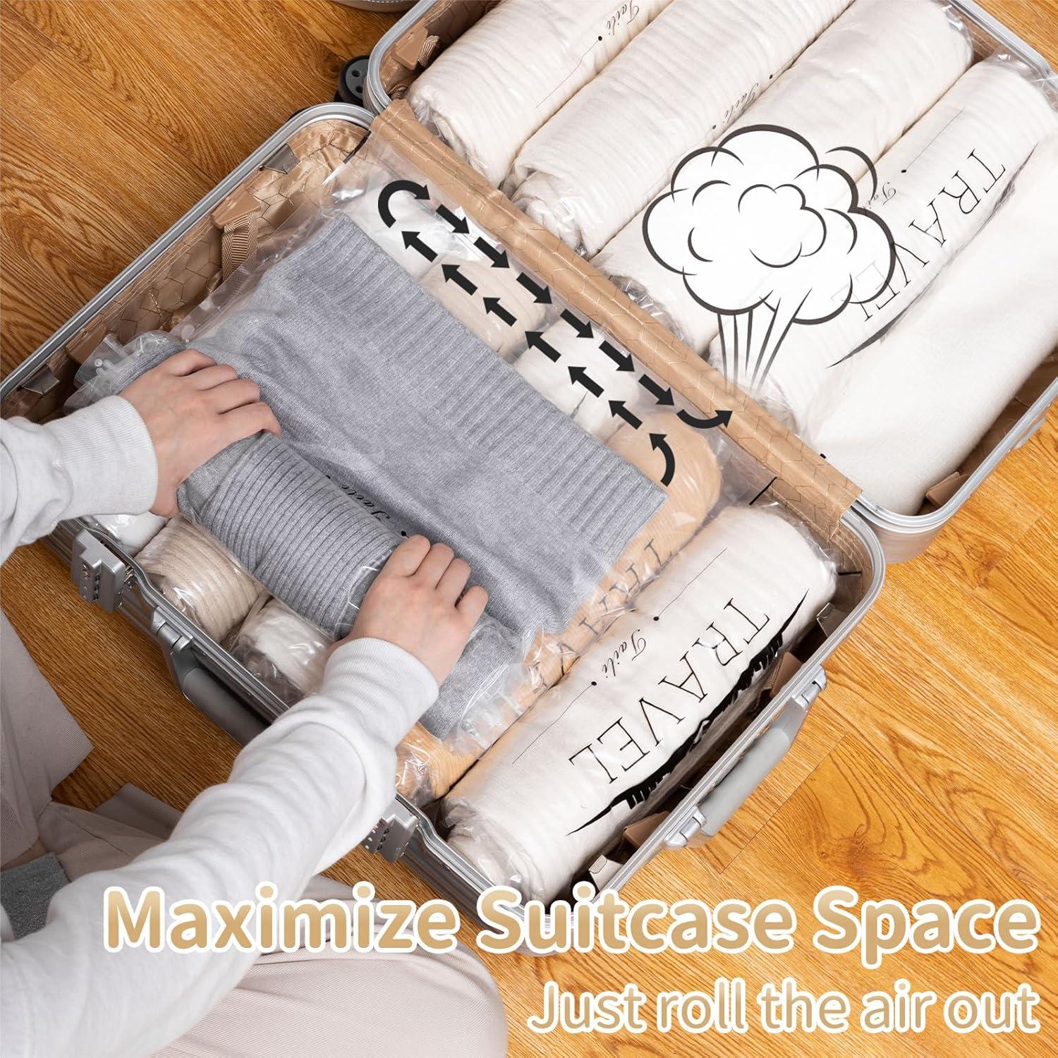 Bolsas de Compresión TAILI 10 Piezas 60x40 cm para Viaje